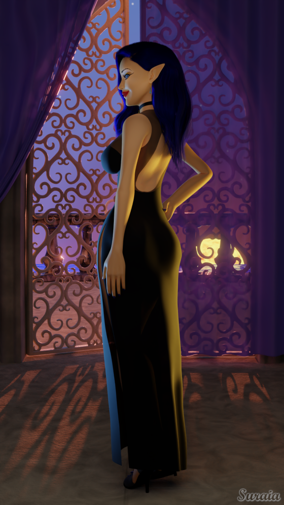 Thrisha at the Balcony